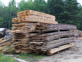 Stack of lumber